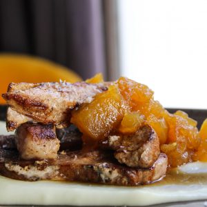 Secreto de cerdo duroc a la plancha